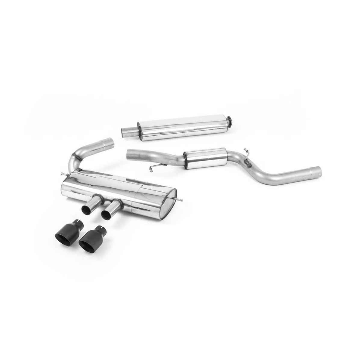 Milltek Cat Back Exhaust Ford Focus Mk3 ST 2.0 EcoBoost 5dr Hatch 12-18