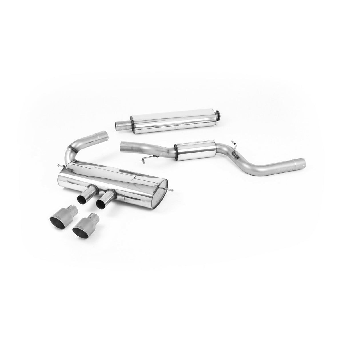 Milltek Cat Back Exhaust Ford Focus Mk3 ST 2.0 EcoBoost 5dr Hatch 12-18