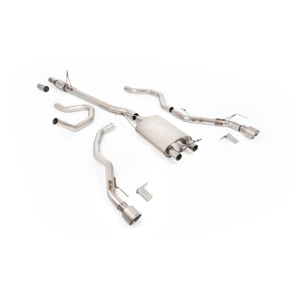 Milltek Downpipe Back Exhaust Ford Ranger 2.3 Turbo PHEV 281PS T9 23+