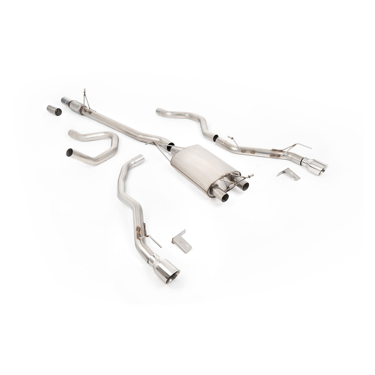 Milltek Downpipe Back Exhaust Ford Ranger 2.3 Turbo PHEV 281PS T9 23+