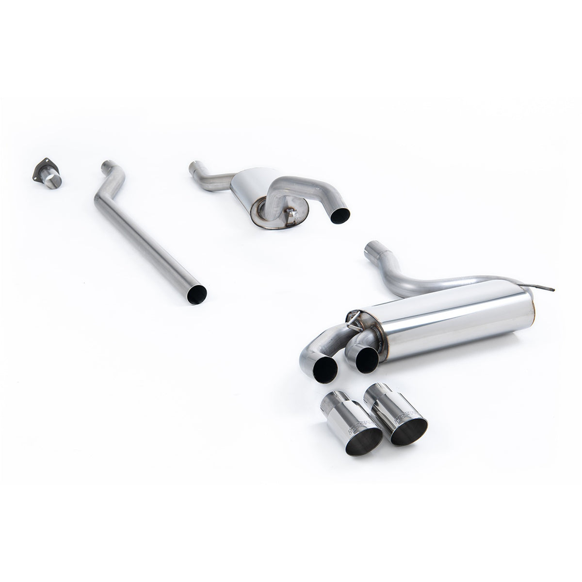 Milltek Downpipe Back Exhaust Audi Coupe UR Quattro 20v Turbo 89-91