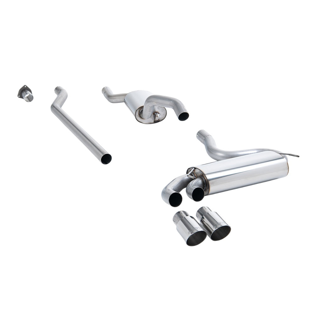 Milltek Downpipe-back Exhaust Audi Coupe UR Quattro 20v Turbo 89-91