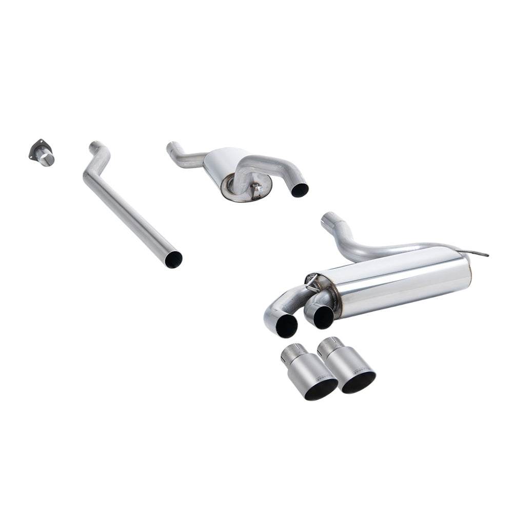 Milltek Downpipe-back Exhaust Audi Coupe UR Quattro 20v Turbo 89-91