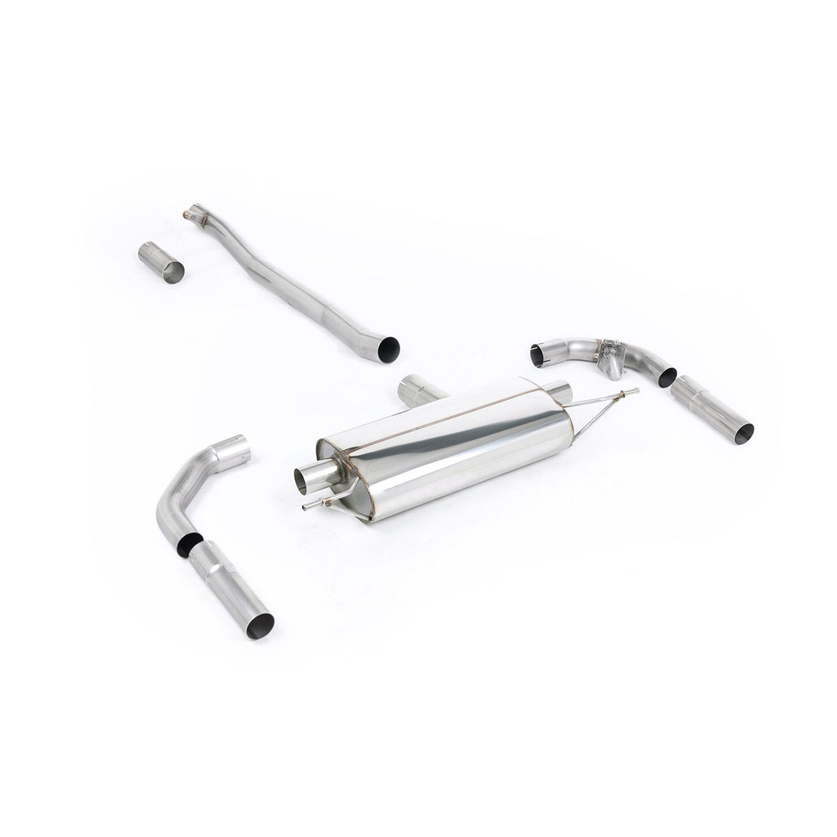 Milltek Front Pipe Back Exhaust Mercedes A-Class A35 AMG 2.0 Turbo Saloon Non-OPF/GPF 19+