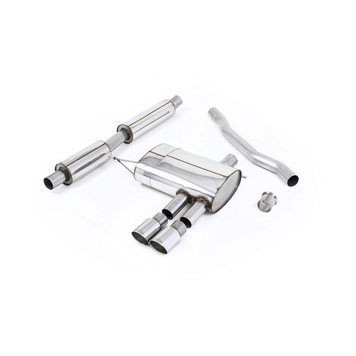 Milltek Cat Back Exhaust Mini Cooper S F56 Mk3 2.0 Turbo ROW 14+