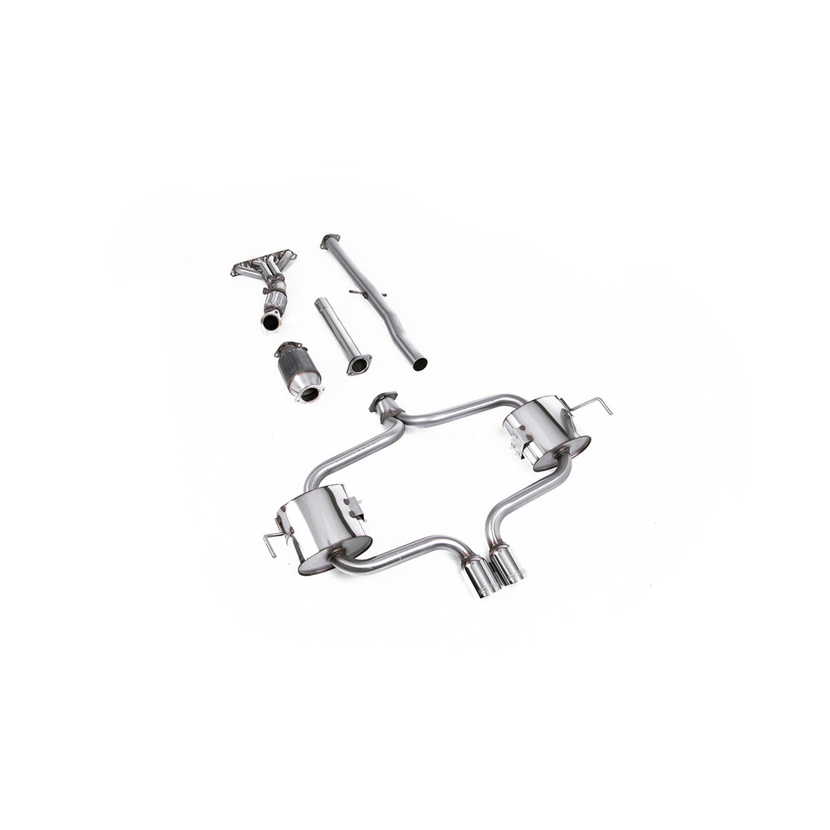 Milltek Full Exhaust with Sports Cat New Mini Mk1 R53 Cooper S 02-06