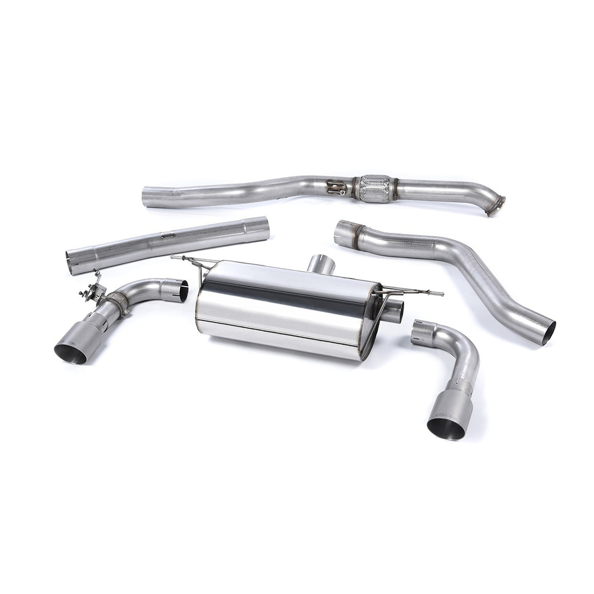 Milltek Cat Back Exhaust BMW 2 Series M235i Coupé F22 Non-xDrive 14-15