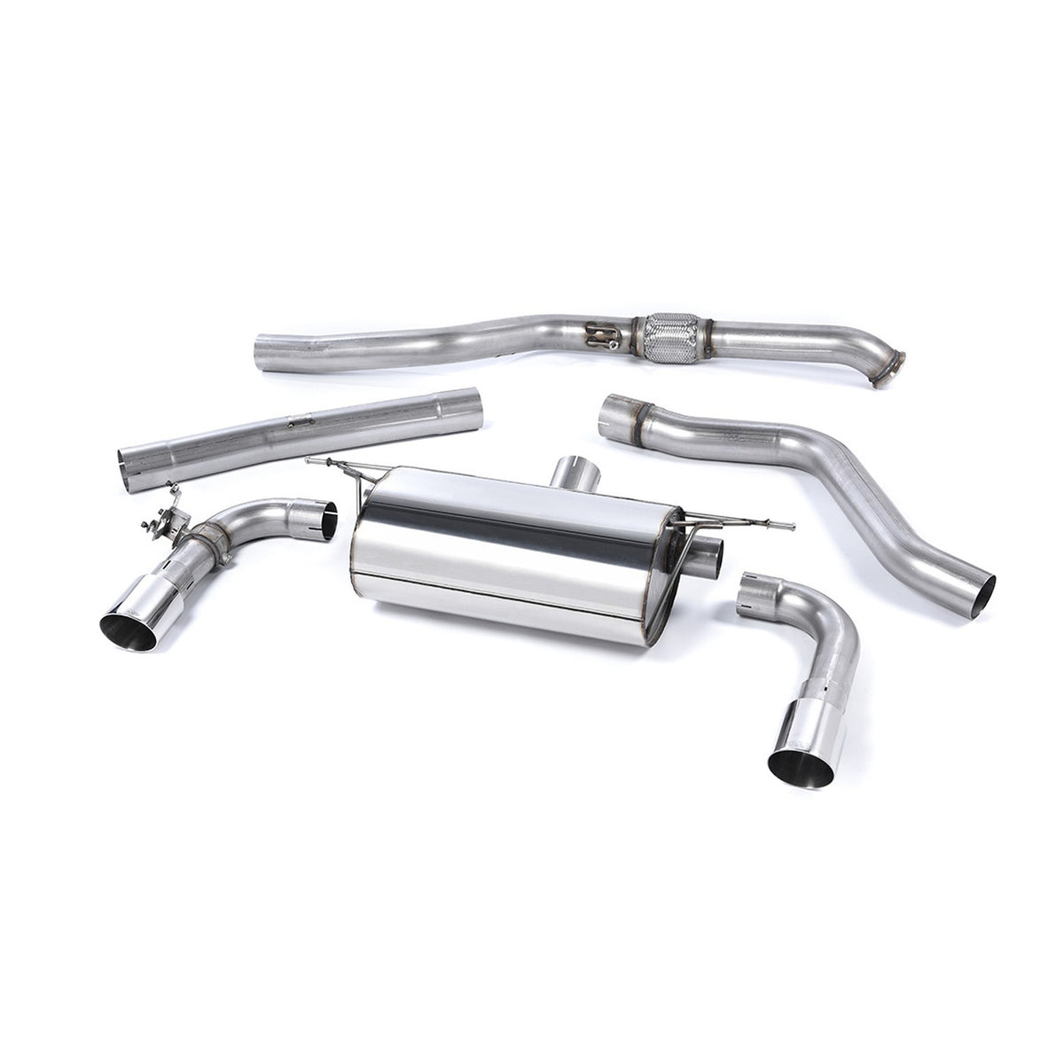 Milltek Cat Back Exhaust BMW 2 Series M235i Coupé F22 Non-xDrive 14-15