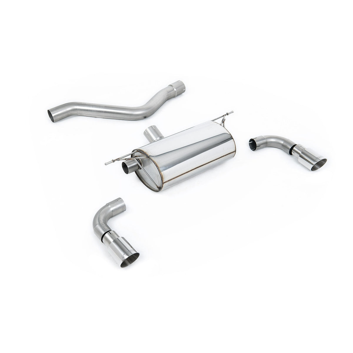 Milltek Rear Silencers BMW 1 Series M135i 3dr 5dr F21 F20 Non-xDrive 12-16