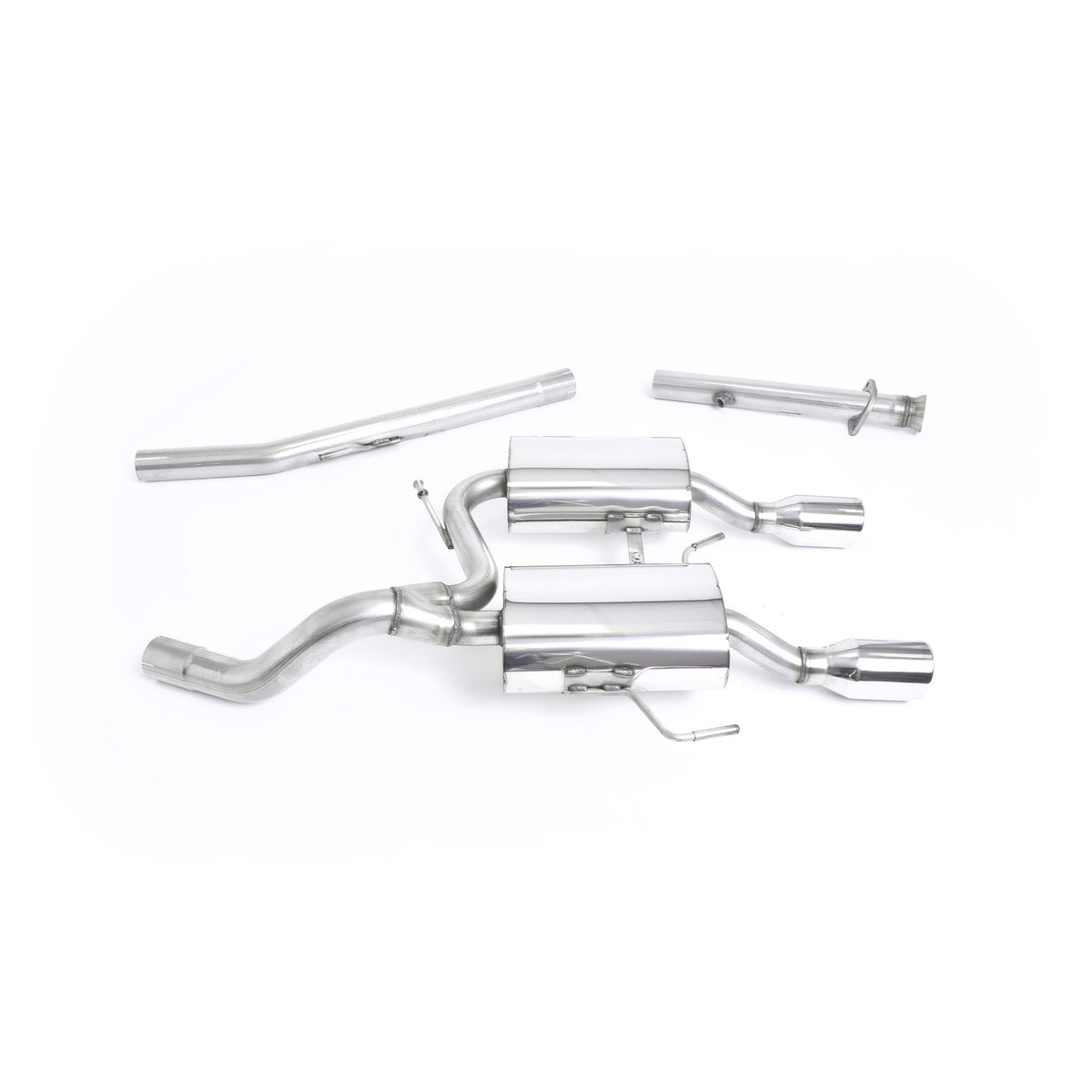 Milltek Full Exhaust with Cat Bypass Renault Clio 182 2.0 16v 03-06