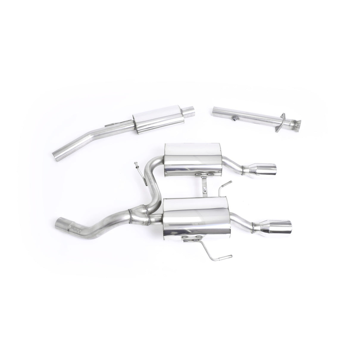 Milltek Full Exhaust with Cat Bypass Renault Clio 182 2.0 16v 03-06
