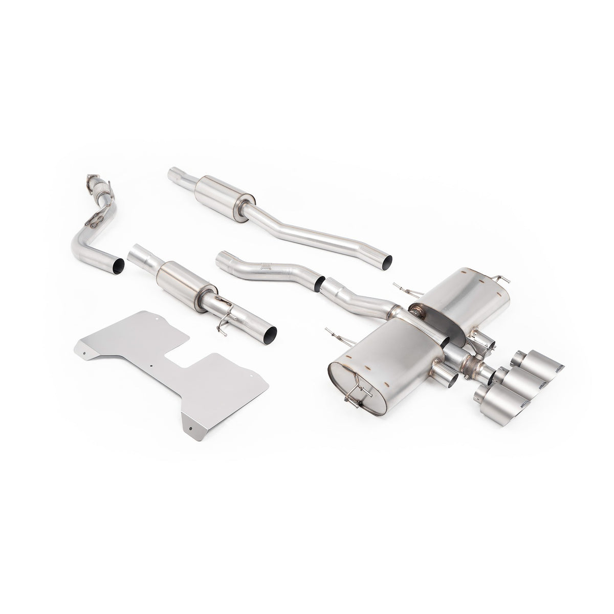 Milltek Cat Back Exhaust Honda Civic Type R FL5 2.0 i-VTEC OPF/GPF or Non-OPF/GPF 22+