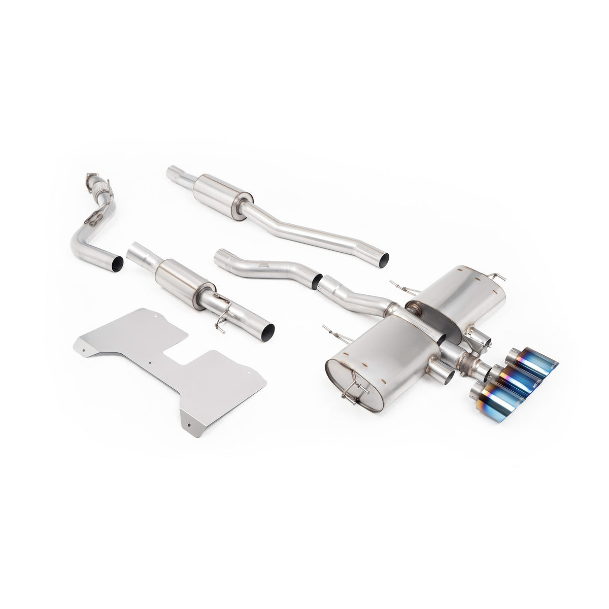 Milltek Cat Back Exhaust Honda Civic Type R FL5 2.0 i-VTEC OPF/GPF or Non-OPF/GPF 22+