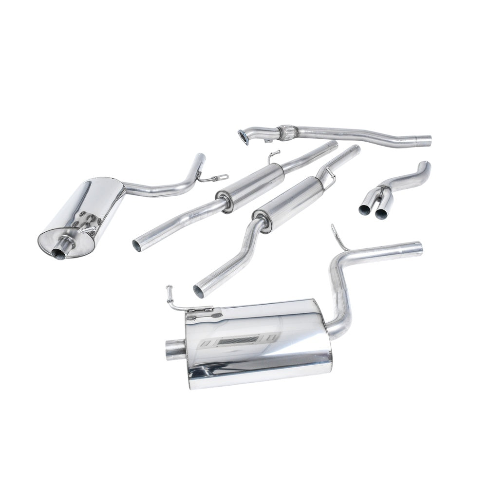 Milltek Cat Back Exhaust Audi A4 1.8T B6 Quattro Saloon Avant 190BHP (6-Speed) 03-05