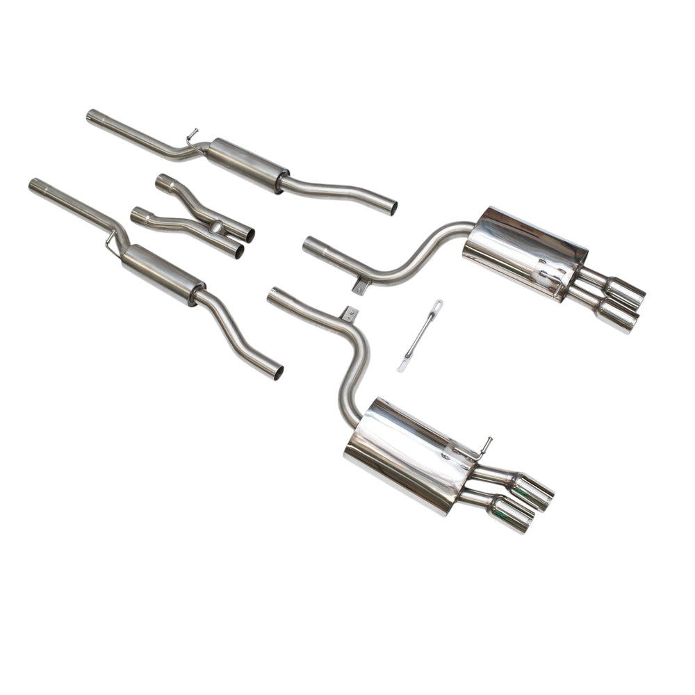 Milltek Cat Back Exhaust Audi S4 4.2 V8 Quattro B7 Saloon / Sedan Avant and Cabriolet 04-09