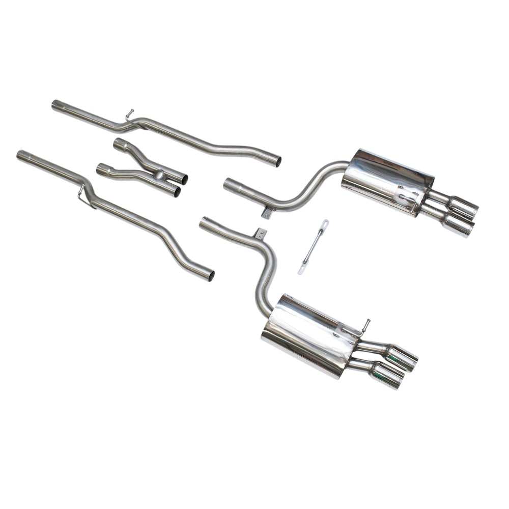 Milltek Cat Back Exhaust Audi S4 4.2 V8 Quattro B7 Saloon / Sedan Avant and Cabriolet 04-09