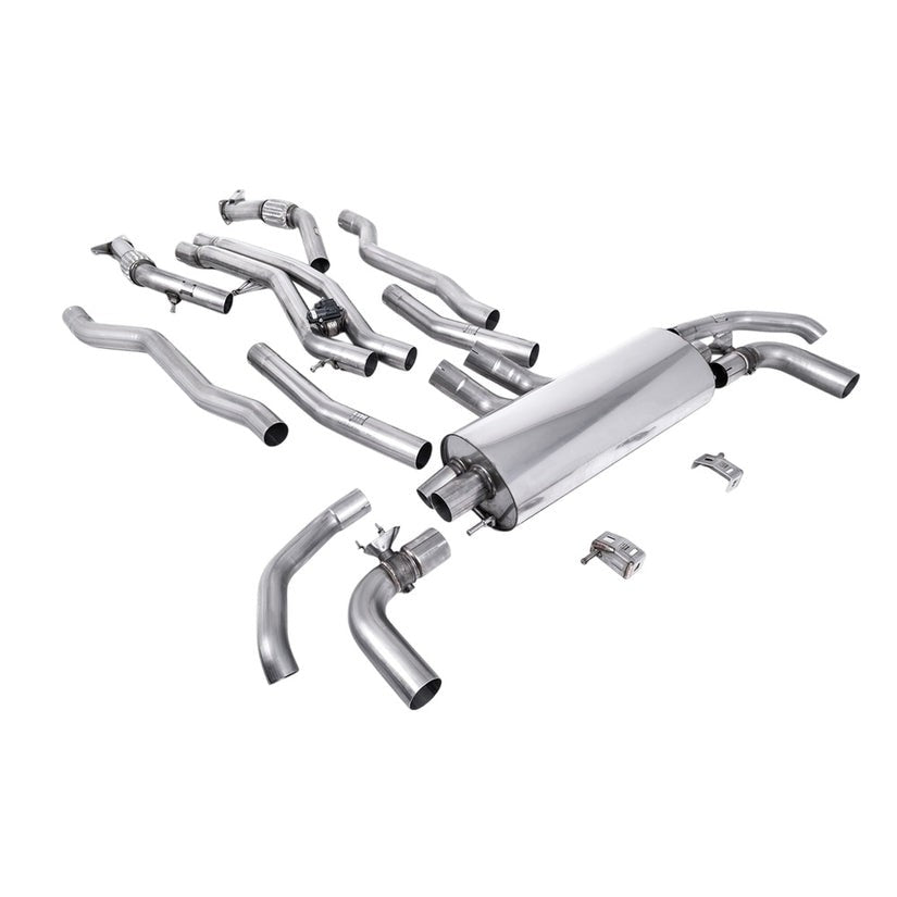 Milltek Filter Back Exhaust Audi SQ8 4.0 V8 Bi-Turbo Petrol OPF/GPF Pre-Facelift 20-24