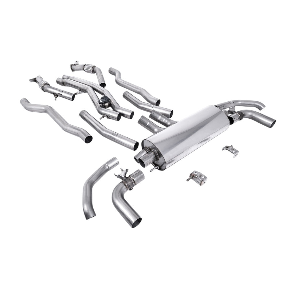 Milltek Particulate Filter-back Exhaust Audi SQ7 4.0 V8 TT (Petrol OPF/GPF Equipped Vehicles) 21-25