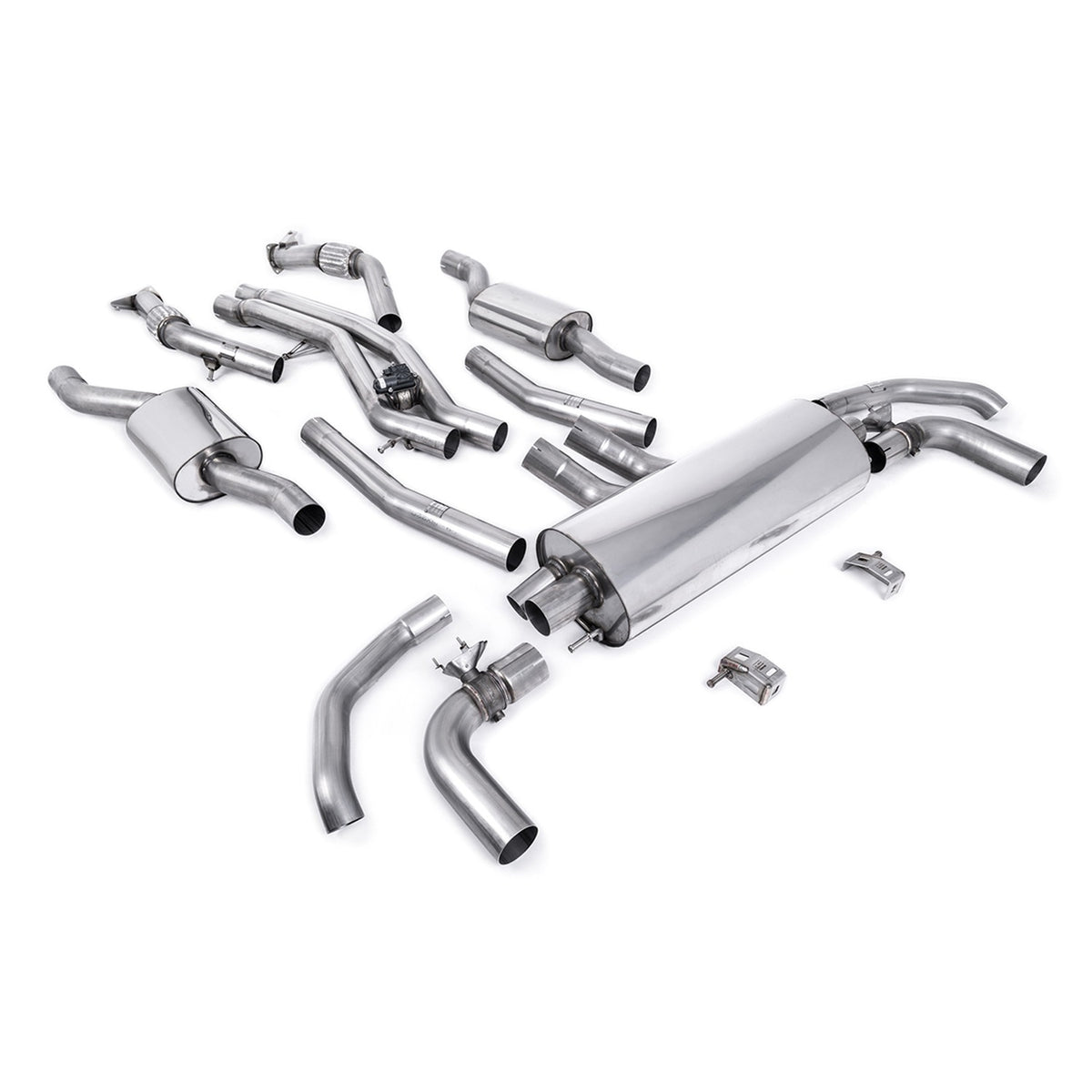 Milltek Cat Back Exhaust Audi SQ8 4.0 V8 Bi-Turbo Pre-Facelift Non-OPF/GPF 20-24