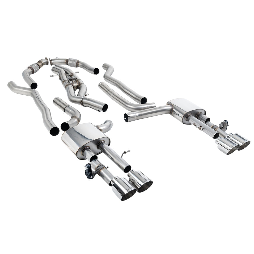 Milltek Cat Back Exhaust Audi S8 D5 4.0 TFSi V8 Saloon / Sedan Long Wheel Base (Non OPF/GPF US/ROW Models) 20-25