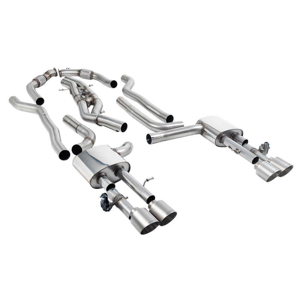 Milltek Cat Back Exhaust Audi S8 D5 4.0 TFSi V8 Saloon / Sedan Long Wheel Base (Non OPF/GPF US/ROW Models) 20-25