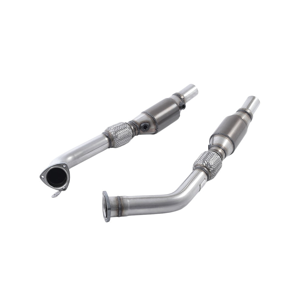 Milltek Hi-Flow Sports Cats Exhaust Audi RS4 B7 4.2 V8 Saloon Avant and Cabriolet 06-08