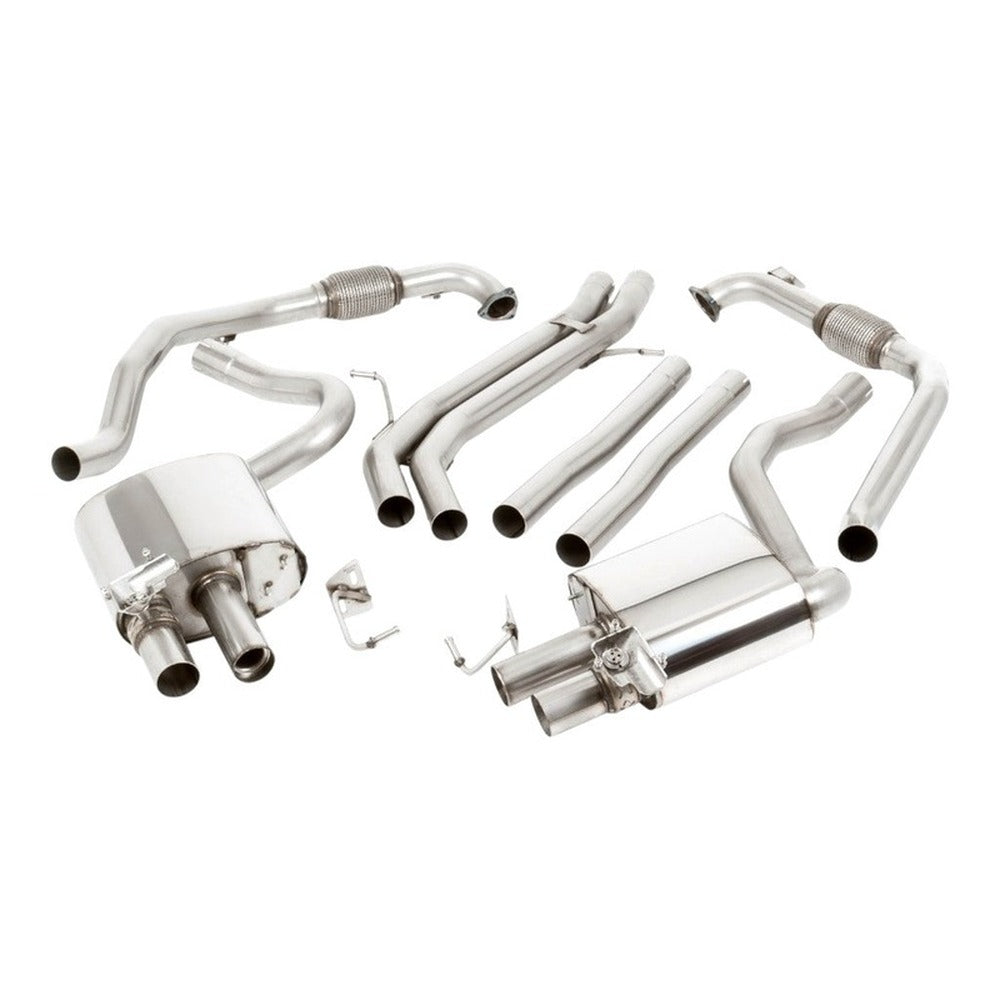 Milltek Cat Back Exhaust Audi S5 3.0 V6 Turbo Sportback B9 Non-GPF Non Sport Diff RHD 17+