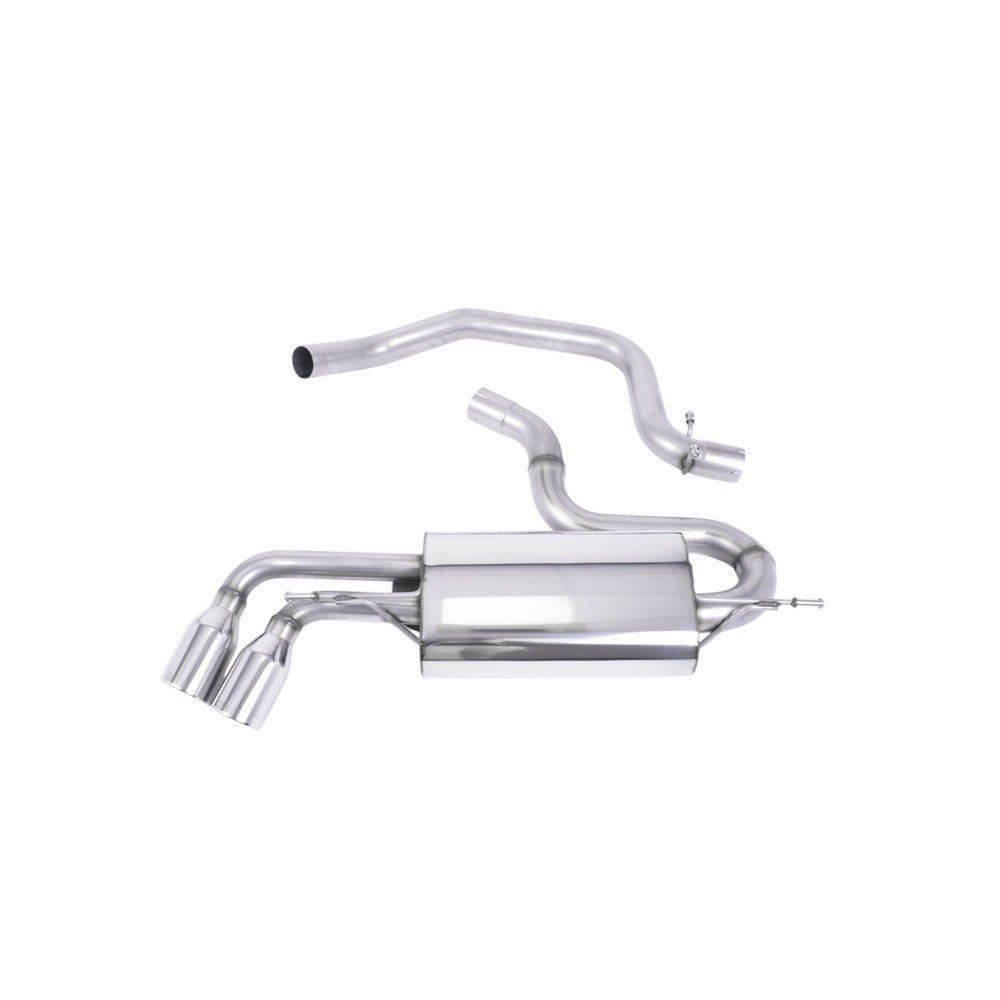 Milltek Cat Back Exhaust Audi TT Mk2 2.0 TFSi 2WD 06-11