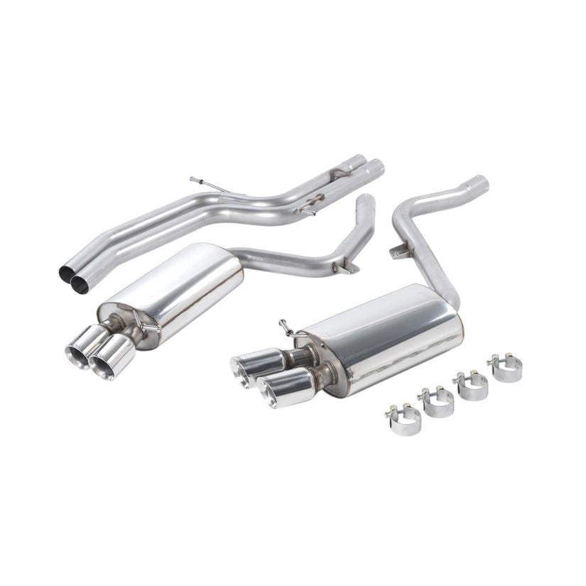 Milltek Cat Back Exhaust Audi S5 4.2 V8 B8 Coupé Manual 07-11