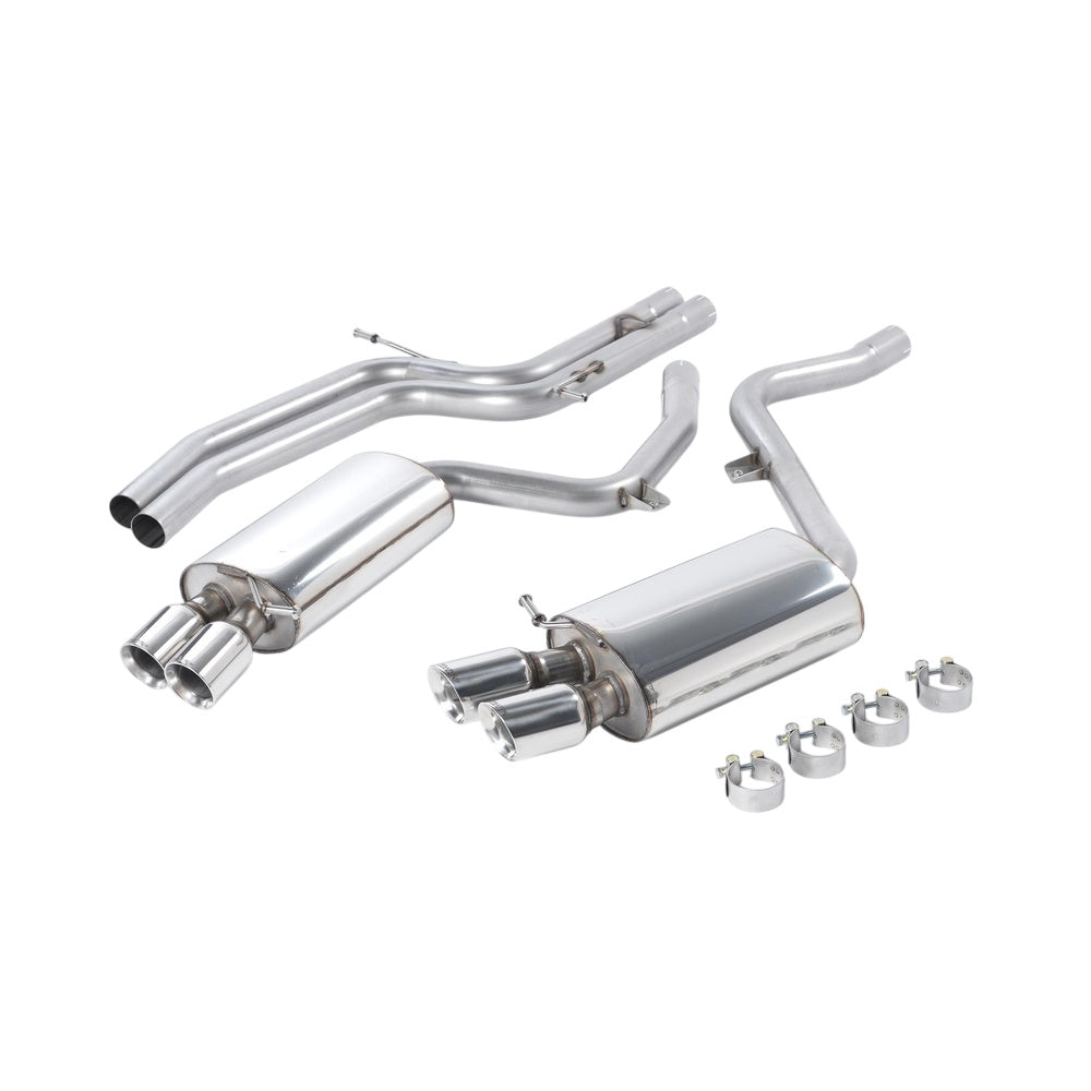 Milltek Cat Back Exhaust Audi S5 4.2 V8 B8 Coupe (Manual Only) 07-11