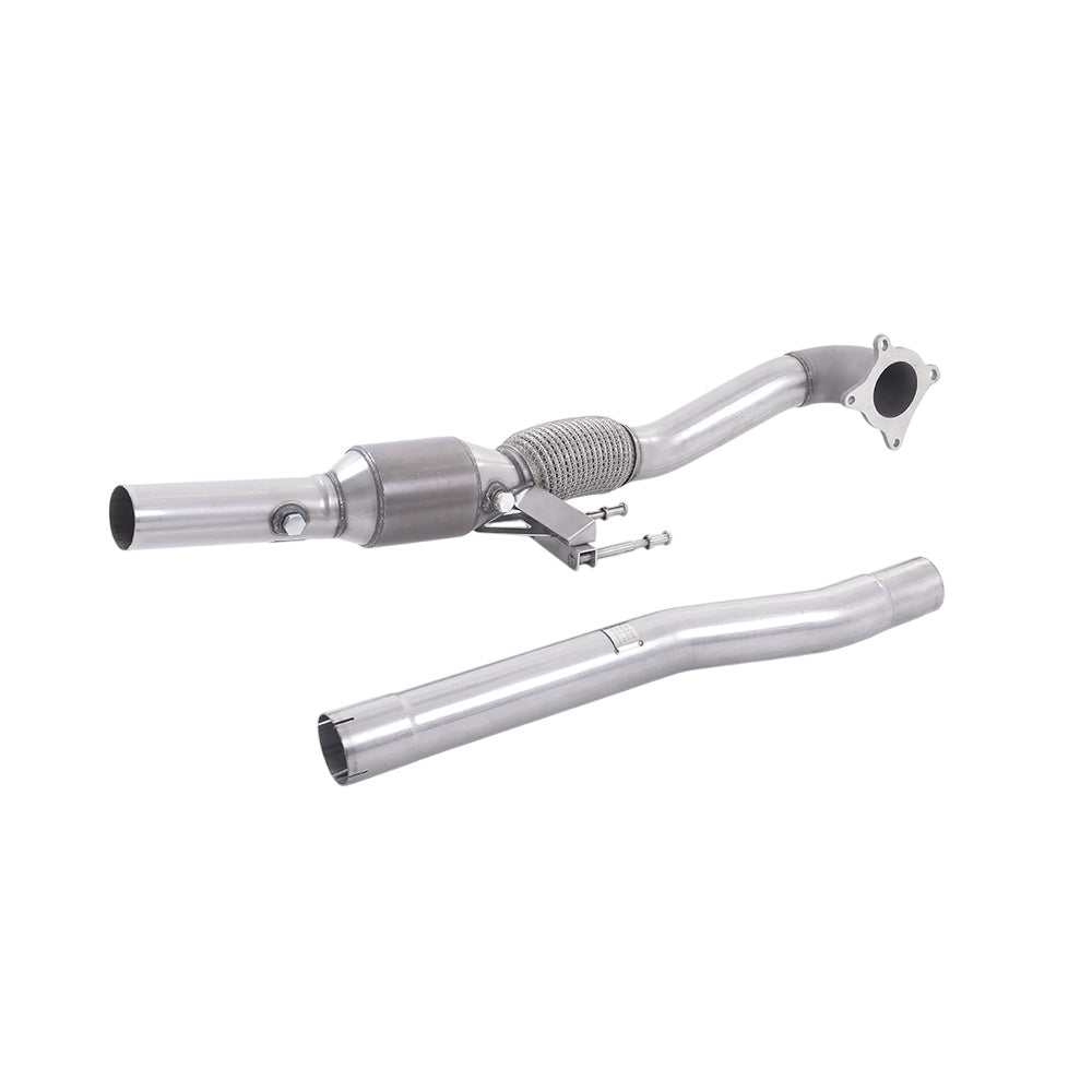 Milltek Cast Downpipe with Race Cat Exhaust Seat Leon Cupra 2.0T FSI 240PS 06-11