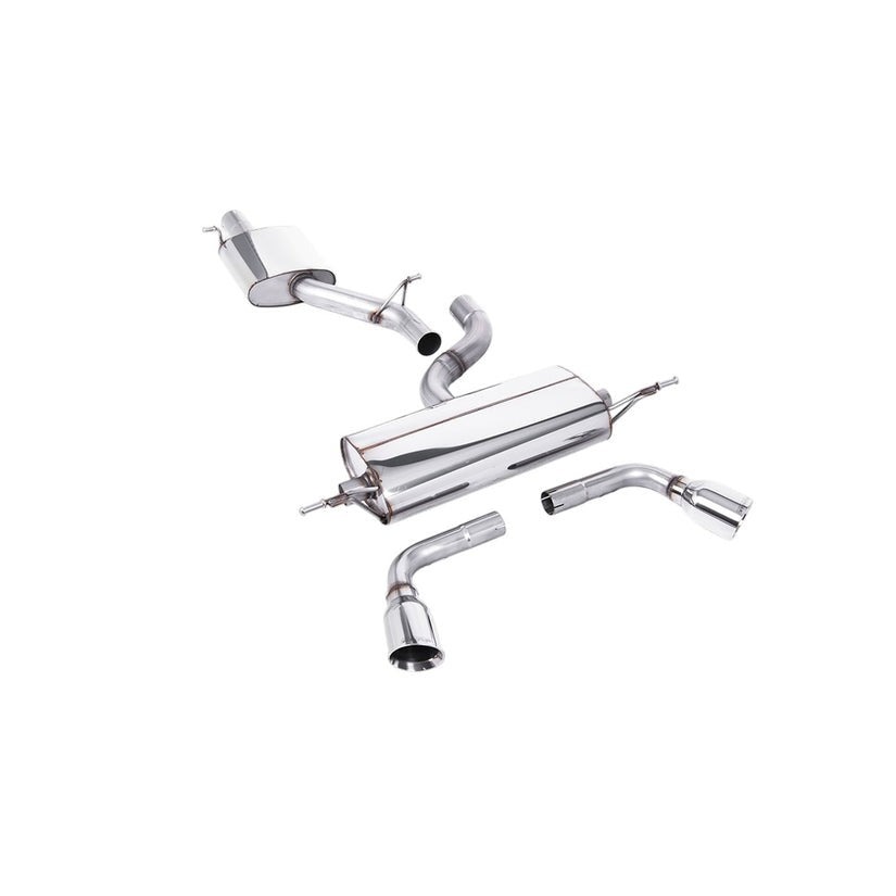 Milltek Cat Back Exhaust Audi TT Mk2 3.2 Quattro 06-10