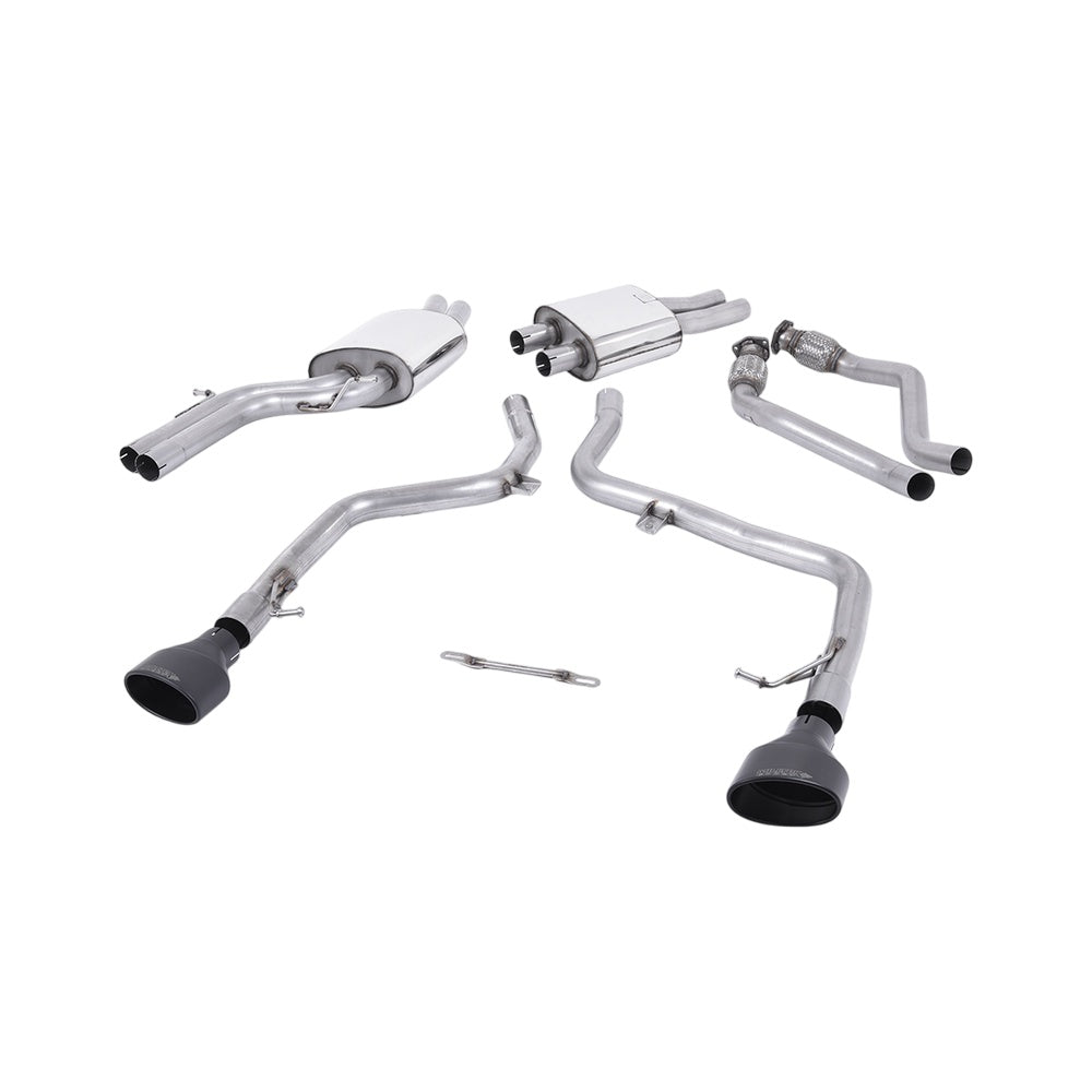 Milltek Cat Back Exhaust Audi S4 3.0 Supercharged V6 B8 09-12