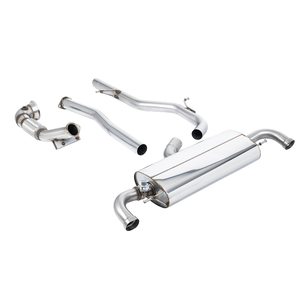 Milltek Turbo-back excluding Hi-Flow Sports Cat Exhaust Audi TT Mk2 TT RS Roadster 2.5 TFSi Quattro 09-14