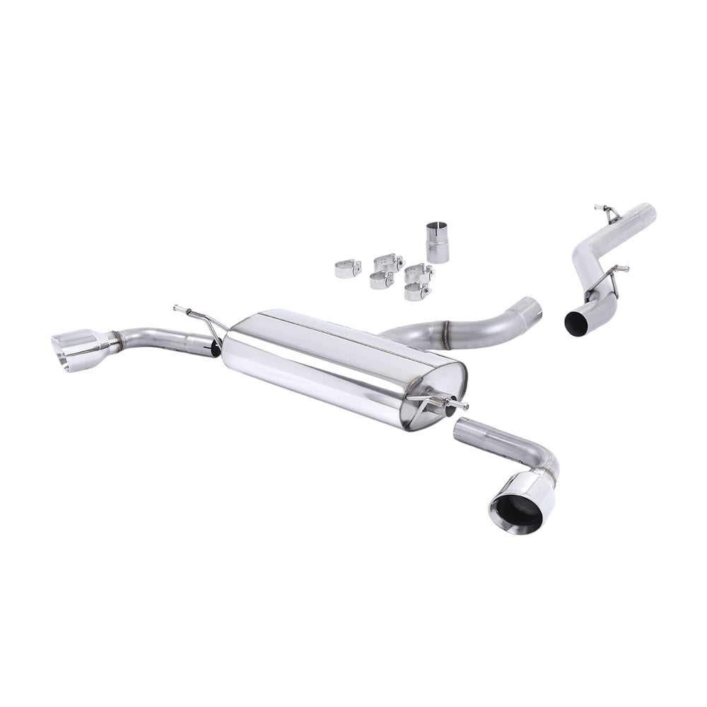 Milltek Cat Back Exhaust Audi TT Mk2 3.2 Quattro 06-10