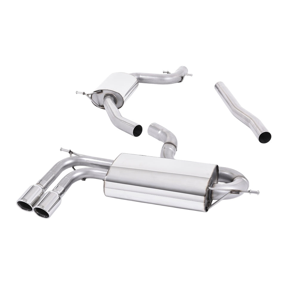 Milltek Cat Back Exhaust Audi A3 1.8 TSI 2WD 3-Door 08-12