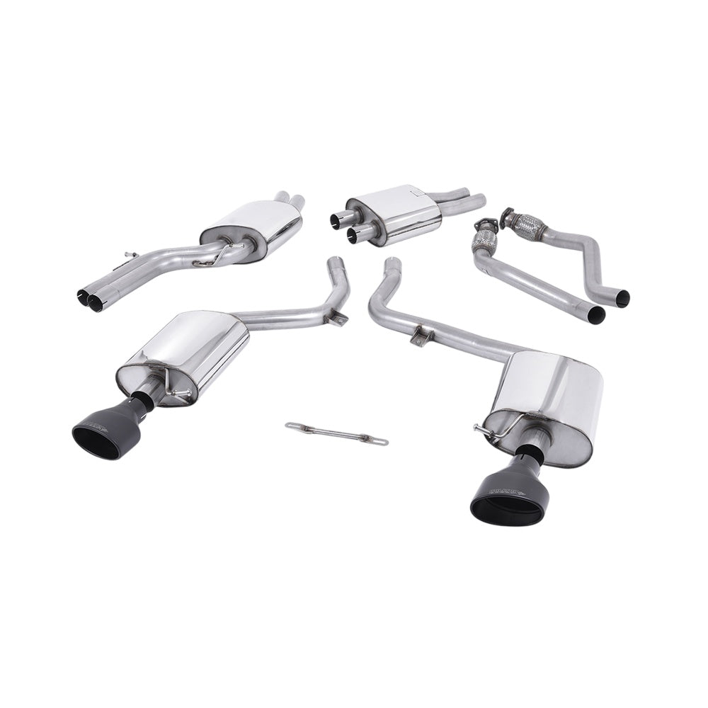 Milltek Cat Back Exhaust Audi S5 3.0 TFSi B8 Coupe and Cabriolet (S-Tronic) 09-11