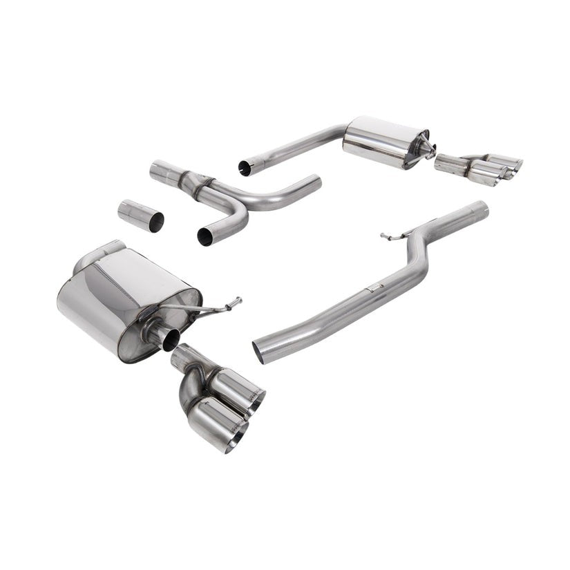 Milltek Cat Back Exhaust Audi A5 Cabriolet 3.0 TDi DPF Quattro 09+