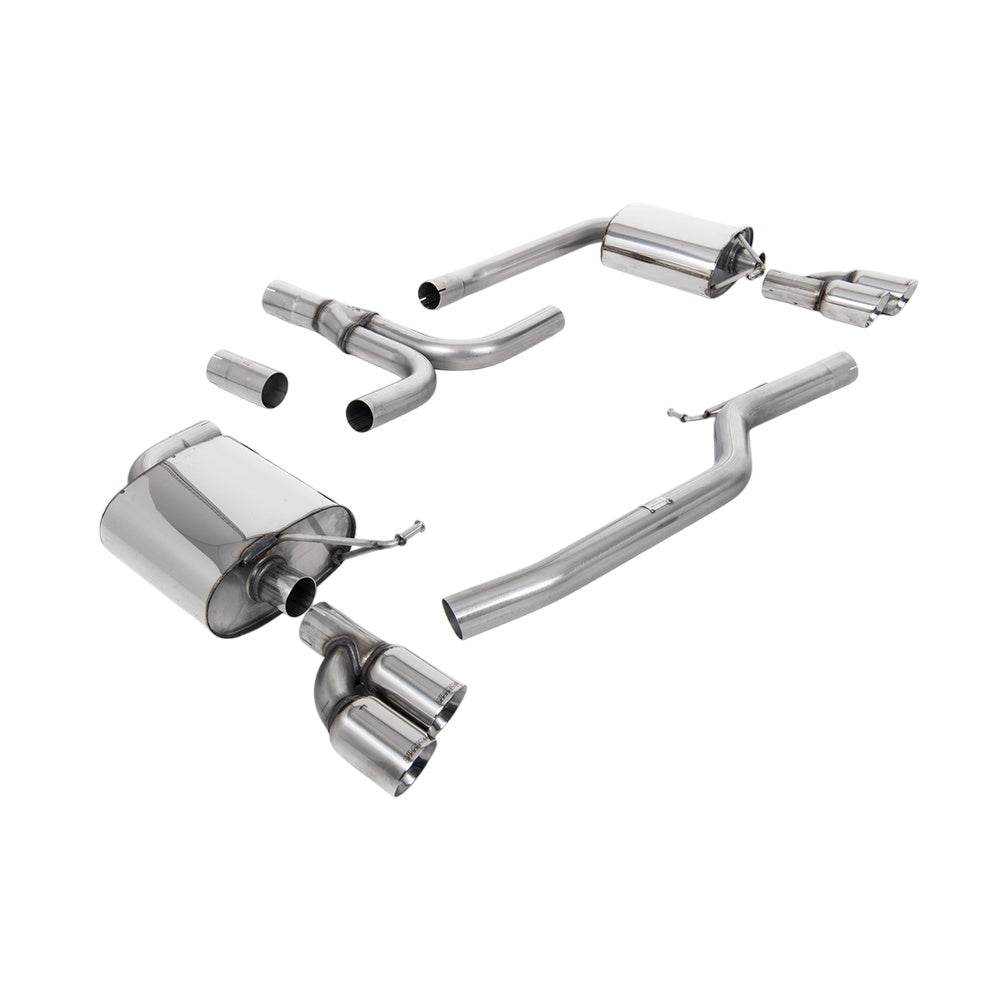 Milltek Cat Back Exhaust Audi A5 Cabriolet 3.0 TDi (DPF) Quattro 09-25