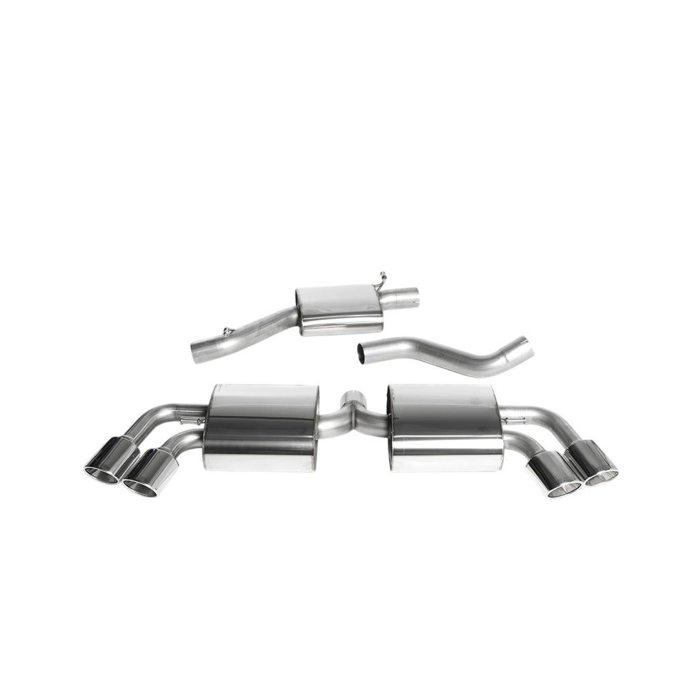 Milltek Cat Back Exhaust Audi TT Mk2 TTS Quattro 08-14