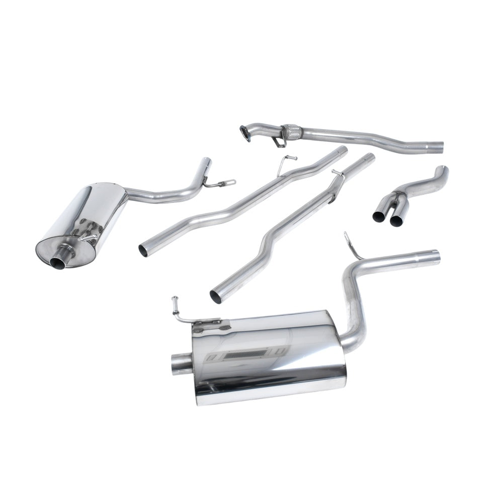 Milltek Cat Back Exhaust Audi A4 1.8T B6 Quattro Saloon Avant 163BHP (5-Speed) 01-05