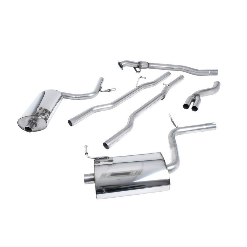 Milltek Cat Back Exhaust Audi A4 1.8T B6 Quattro Saloon Avant 163BHP 5 speed 01-05