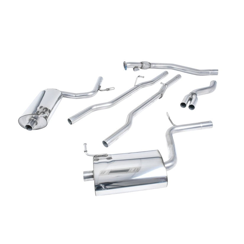 Milltek Cat Back Exhaust Audi A4 1.8T B6 Quattro Saloon Avant 190BHP 6 speed 03-05