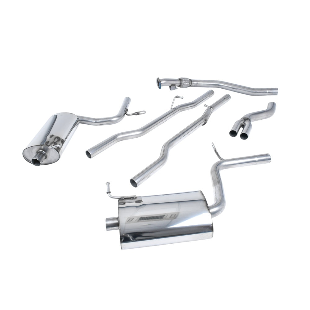 Milltek Cat Back Exhaust Audi A4 2.0 TFSi B7 Quattro and DTM 05-08