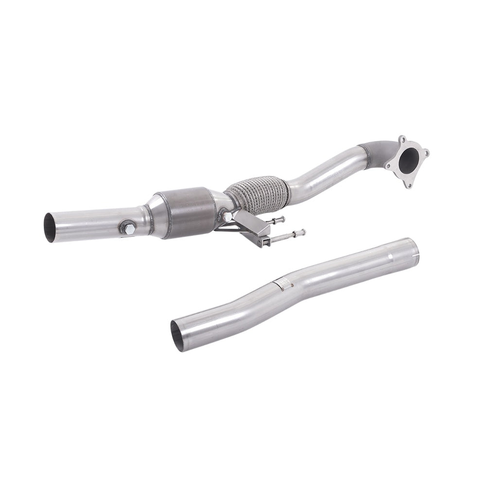 Milltek Large Bore Downpipe and Hi-Flow Sports Cat Exhaust Volkswagen Golf Mk6 GTi Edition 35 11-12