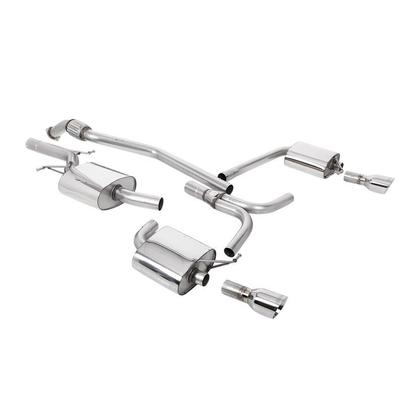 Milltek Cat Back Exhaust Audi A5 Sportback 2.0 TFSI 2WD Quattro Manual 09+