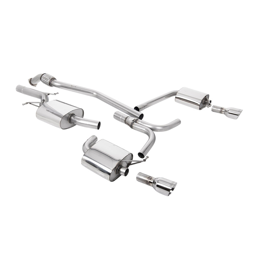 Milltek Cat Back Exhaust Audi A5 Sportback 2.0 TFSi 2WD and Quattro Manual 09-25