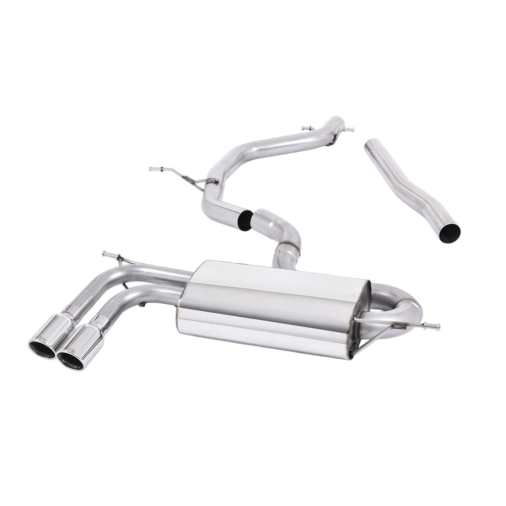 Milltek Particulate Filter-back Exhaust Audi A3 2.0 TDI 170bhp 2WD Sportback DPF 08-12