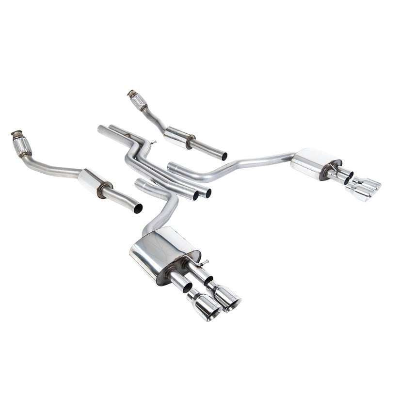 Milltek Cat Back Exhaust Audi S7 Sportback 4.0 TFSI Quattro S tronic 12-18