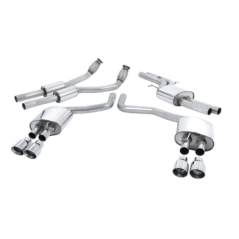 Milltek Cat Back Exhaust Audi S7 Sportback 4.0 TFSI Quattro S tronic 12-18